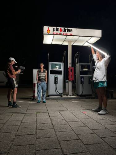 Behind the scene shots for Gianna Mazzeo's video documentary The History of the Carabiner. Shots taken with an iPhone. For Nikon magazine.